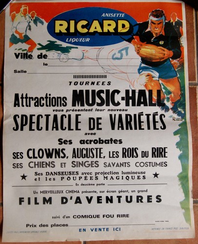 Teater plakat: Frankrig 1950-70 retro-design.dk