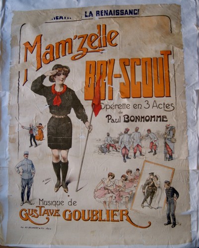 Original fransk vintage plakat: musical 1930'erne – retro-design.dk