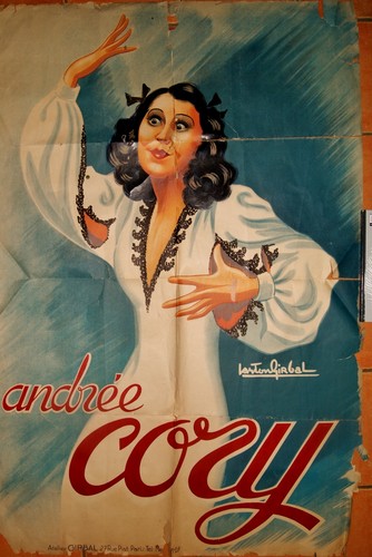 Centrum Effektivitet for mig Original fransk vintage plakat: teater – musical 1930'erne – retro-design.dk