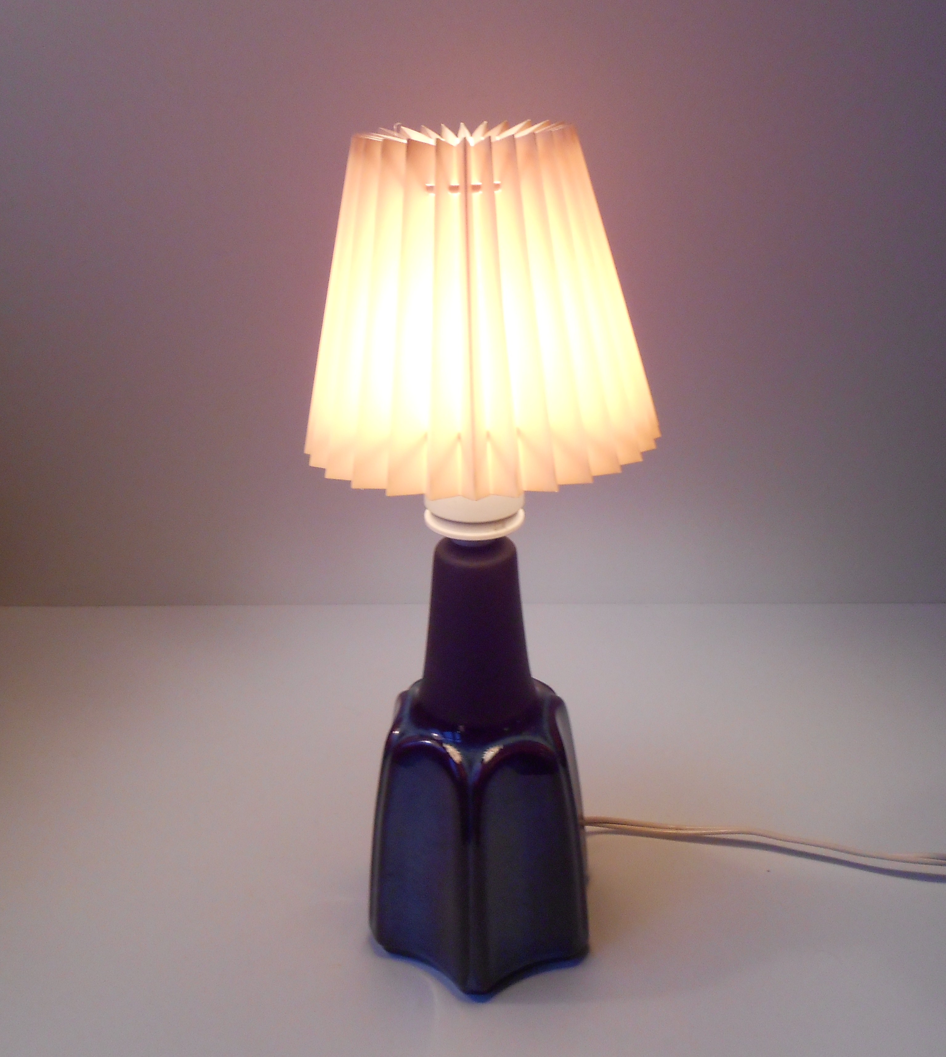 Bordlampe stentøj keramik: Søholm 1970′erne – retro-design.dk
