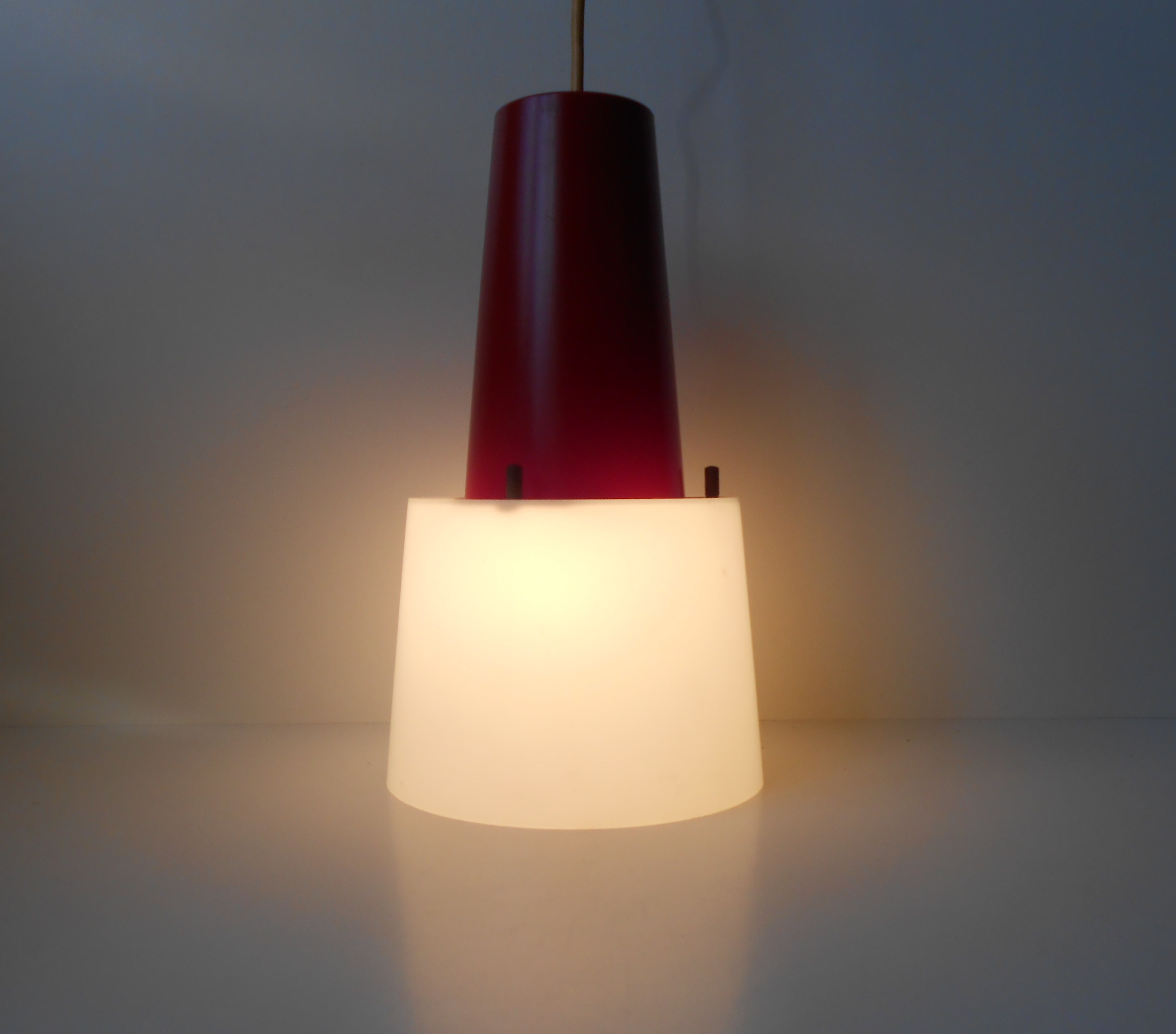 Plastik lampe: design 1970'erne