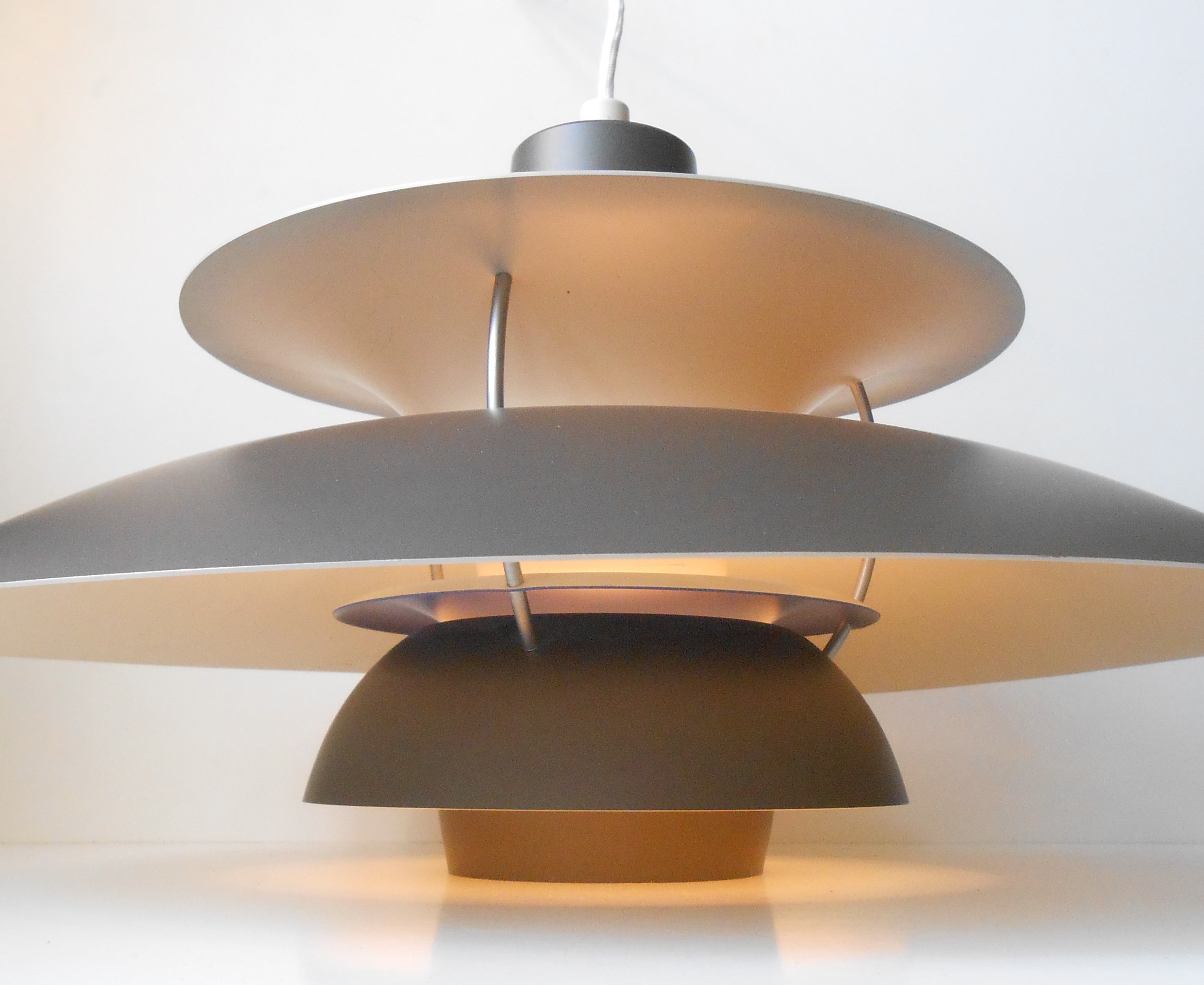 PH 5 loftlampe – skiffer grå: Louis – retro-design.dk