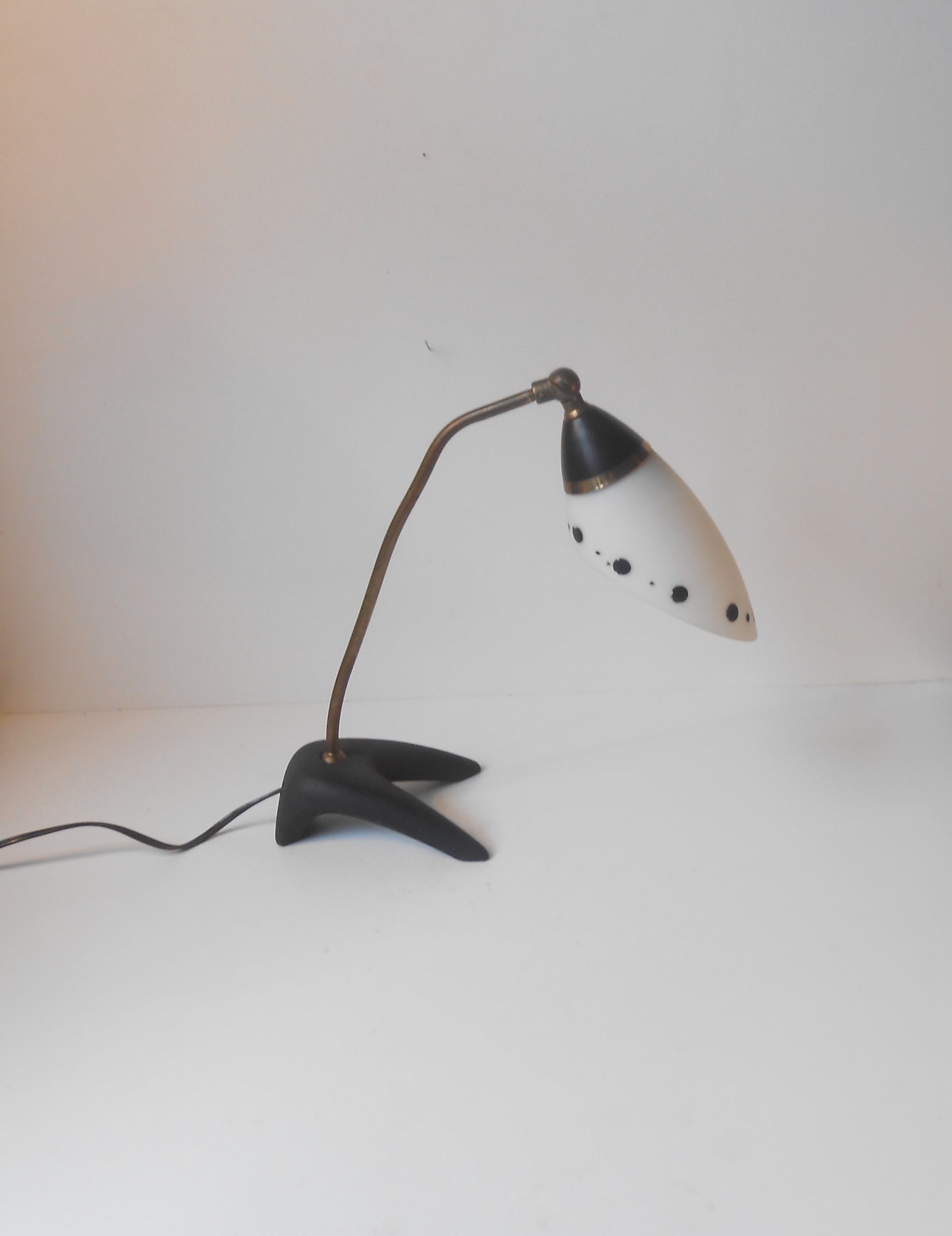 Bordlampe – arbejdslampe: italiensk – retro-design.dk
