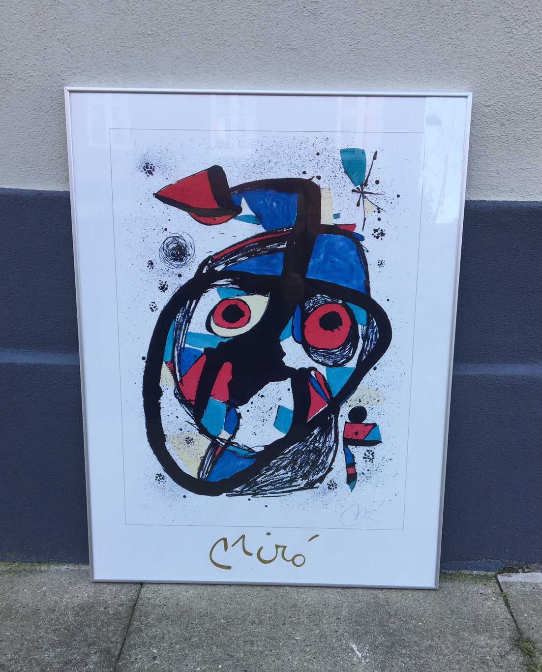 Miró surrealistisk plakat: 1980'erne – retro-design.dk