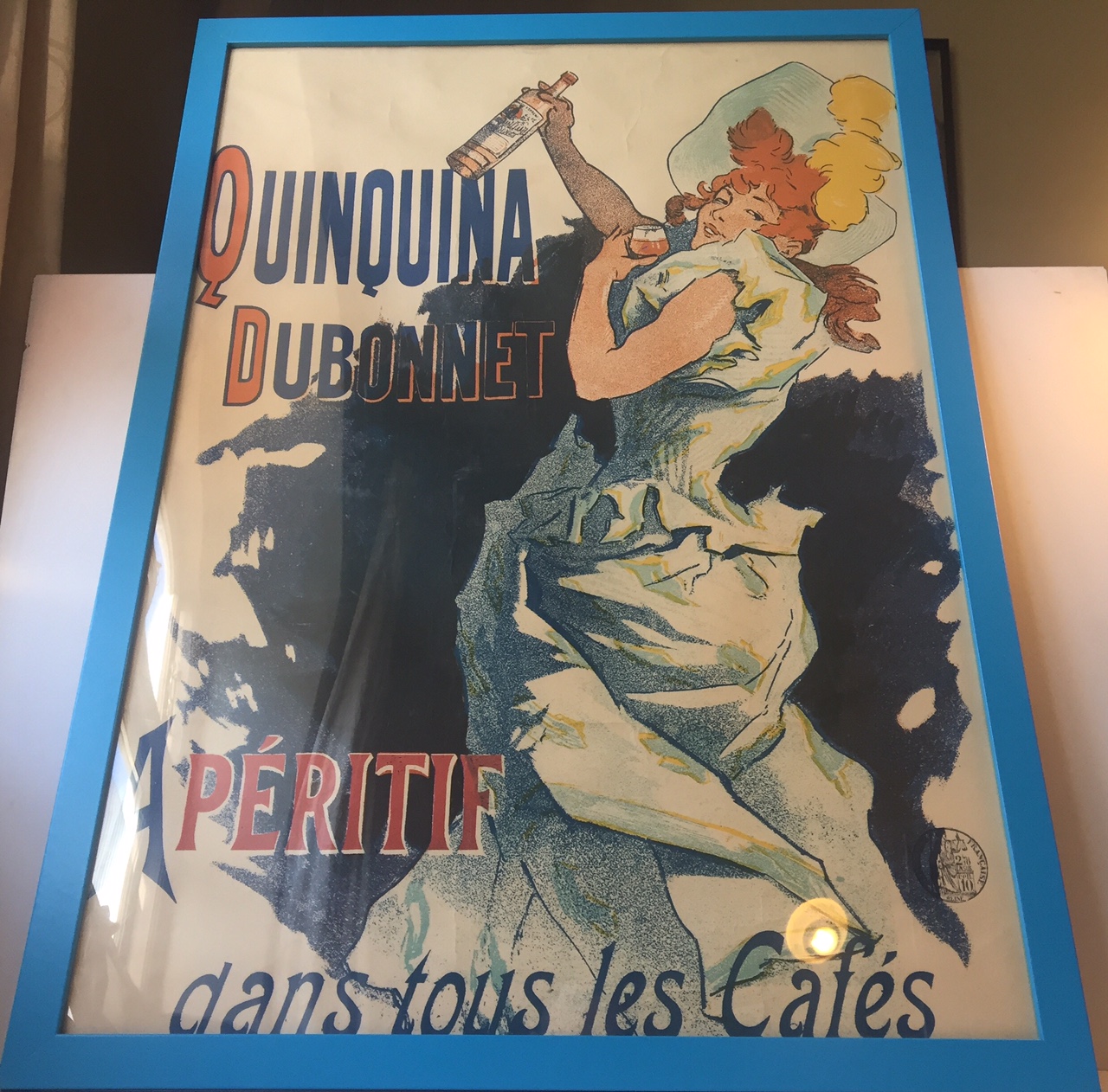 Fransk vintage plakat: Dubonnet Aperitif' af Jules Chéret – retro -design.dk