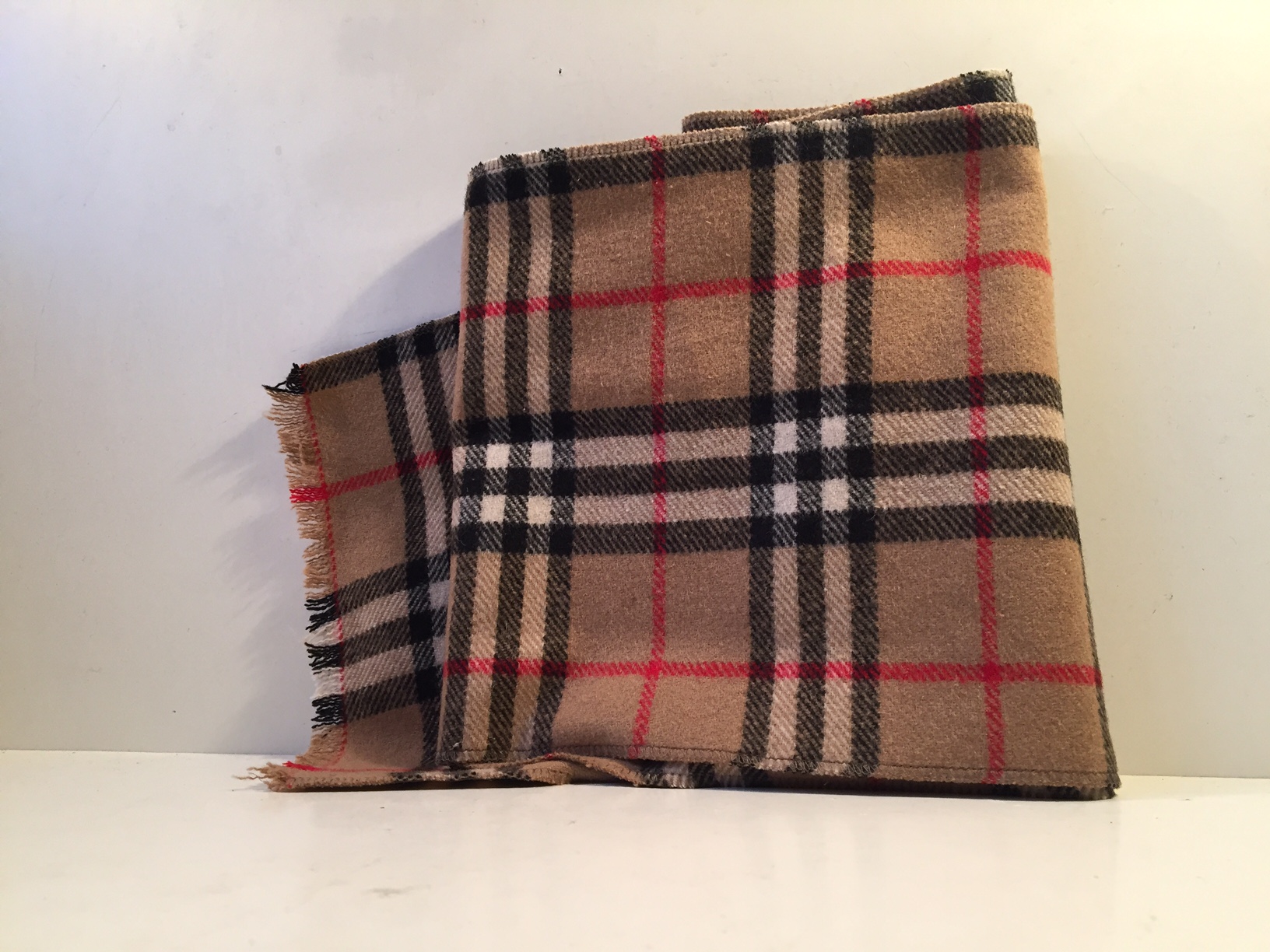 Vintage Burberry halstørklæde: – retro-design.dk